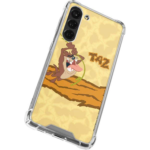Looney Tunes Tasmanian Devil Rope Swing Galaxy S24 FE Clear Case