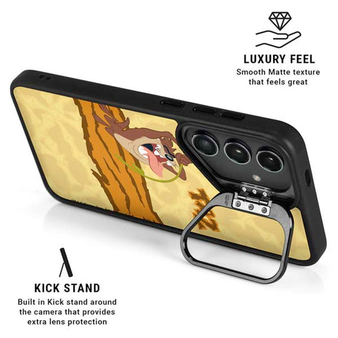 Looney Tunes Tasmanian Devil Rope Swing Galaxy S24 Plus Kickstand Case
