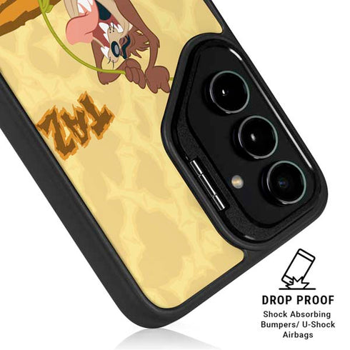 Looney Tunes Tasmanian Devil Rope Swing Galaxy S24 Plus Kickstand Case