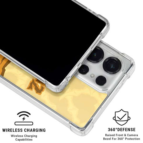 Looney Tunes Tasmanian Devil Rope Swing Galaxy S25 Ultra Clear Case