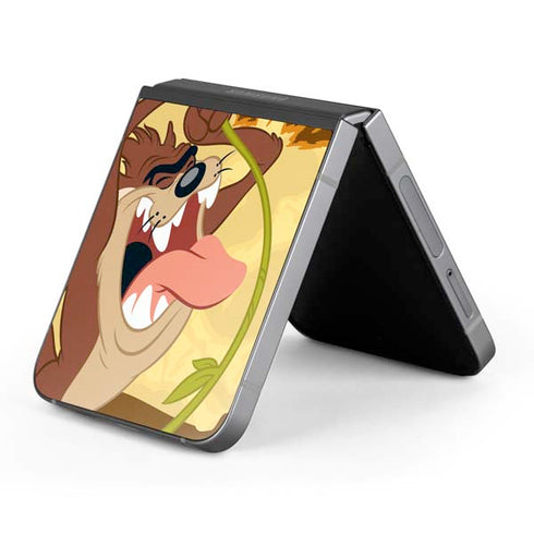 Looney Tunes Tasmanian Devil Rope Swing Galaxy Z Flip6 Skin