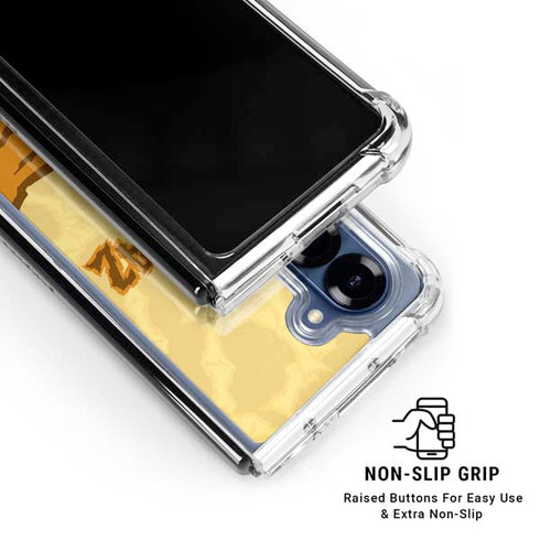 Looney Tunes Tasmanian Devil Rope Swing Galaxy Z Fold6 Clear Case