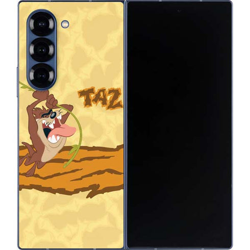 Looney Tunes Tasmanian Devil Rope Swing Galaxy Z Fold6 Skin