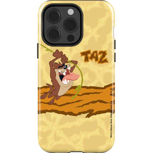 Looney Tunes Tasmanian Devil Rope Swing iPhone 15 Pro Impact Case