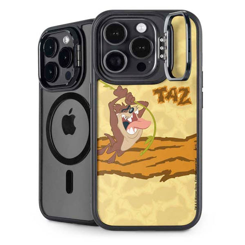 Looney Tunes Tasmanian Devil Rope Swing iPhone 15 Pro Kickstand Case