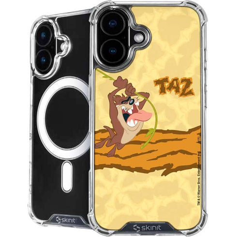 Looney Tunes Tasmanian Devil Rope Swing iPhone 16 MagSafe Case