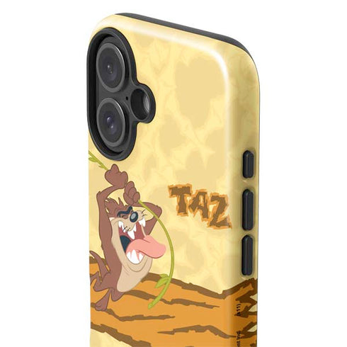 Looney Tunes Tasmanian Devil Rope Swing iPhone 16 Plus Impact Case
