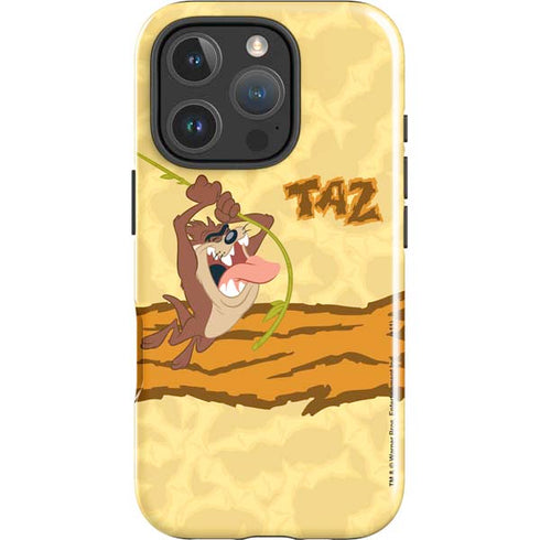 Looney Tunes Tasmanian Devil Rope Swing iPhone 16 Pro Impact Case