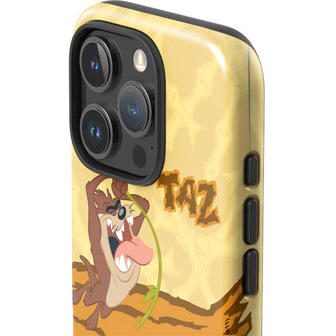 Looney Tunes Tasmanian Devil Rope Swing iPhone 16 Pro Impact Case