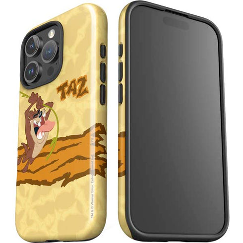 Looney Tunes Tasmanian Devil Rope Swing iPhone 16 Pro Max Impact Case