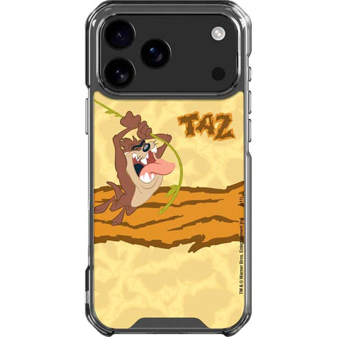 Looney Tunes Tasmanian Devil Rope Swing iPhone 18 Pro Max Clear Case