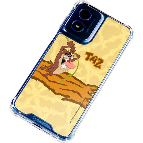Looney Tunes Tasmanian Devil Rope Swing Moto G Play 4G (2024) Clear Case