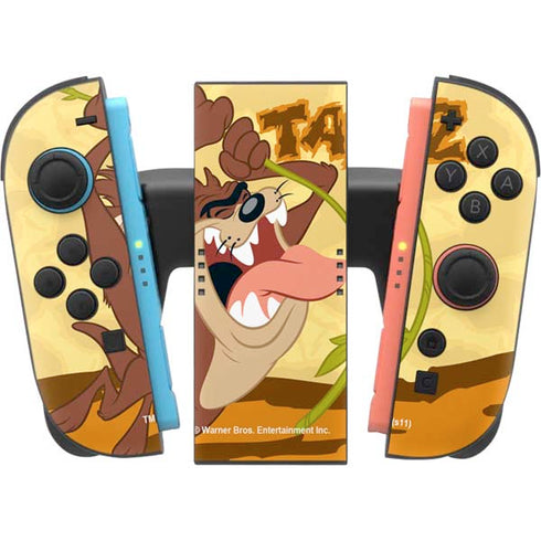 Looney Tunes Tasmanian Devil Rope Swing Nintendo Switch 2 (2025) Joy-Con Controller Skin