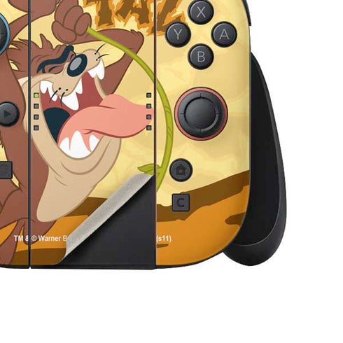Looney Tunes Tasmanian Devil Rope Swing Nintendo Switch 2 (2025) Joy-Con Controller Skin