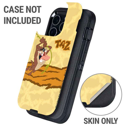 Looney Tunes Tasmanian Devil Rope Swing Otterbox Defender iPhone Skin
