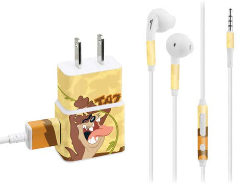 Looney Tunes Tasmanian Devil Rope Swing Phone Charger Skin