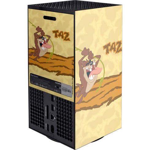 Looney Tunes Tasmanian Devil Rope Swing XBox Series X Digital Edition Console Skin