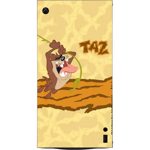 Looney Tunes Tasmanian Devil Rope Swing XBox Series X Digital Edition Console Skin