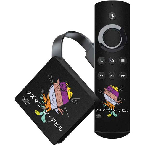 Looney Tunes Tasmanian Devil Sliced Juxtapose Amazon Fire TV Skin