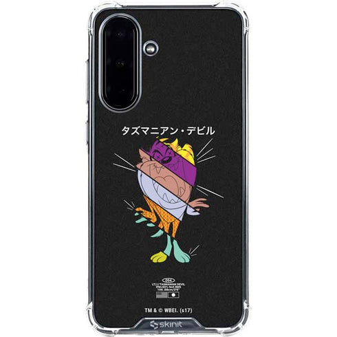 Looney Tunes Tasmanian Devil Sliced Juxtapose Galaxy A36 5G Clear Case