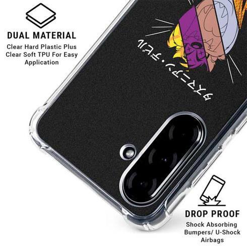 Looney Tunes Tasmanian Devil Sliced Juxtapose Galaxy A36 5G Clear Case