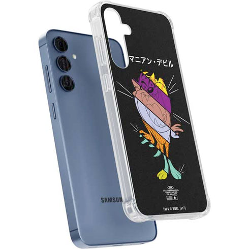 Looney Tunes Tasmanian Devil Sliced Juxtapose Galaxy A55 5G Clear Case