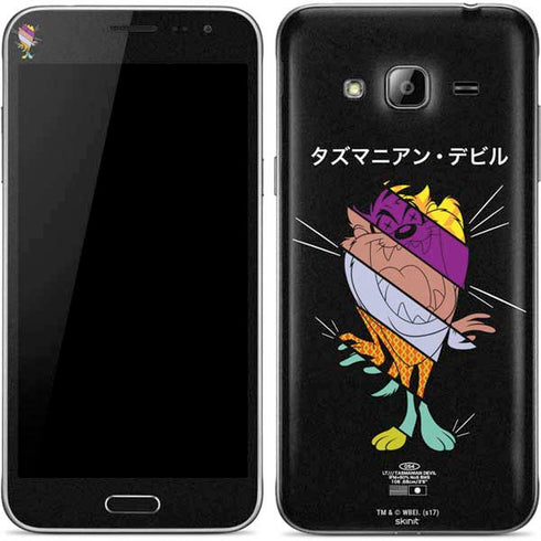 Looney Tunes Tasmanian Devil Sliced Juxtapose Galaxy J3 Skin