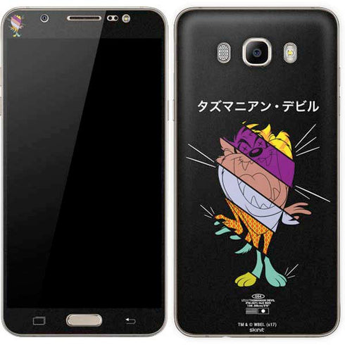 Looney Tunes Tasmanian Devil Sliced Juxtapose Galaxy J7 Skin