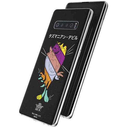 Looney Tunes Tasmanian Devil Sliced Juxtapose Galaxy S10 Skin