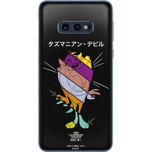Looney Tunes Tasmanian Devil Sliced Juxtapose Galaxy S10e Skin