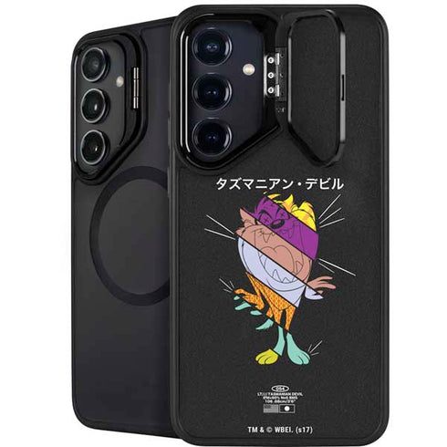Looney Tunes Tasmanian Devil Sliced Juxtapose Galaxy S24 FE Kickstand Case
