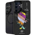 Looney Tunes Tasmanian Devil Sliced Juxtapose Galaxy S25 Plus Kickstand Case