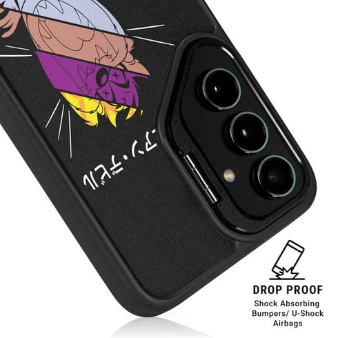 Looney Tunes Tasmanian Devil Sliced Juxtapose Galaxy S25 Plus Kickstand Case