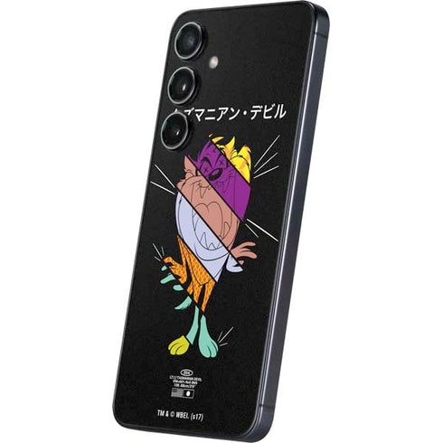 Looney Tunes Tasmanian Devil Sliced Juxtapose Galaxy S25 Plus Skin