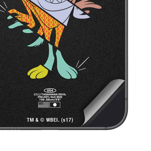 Looney Tunes Tasmanian Devil Sliced Juxtapose Galaxy S25 Skin