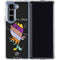 Looney Tunes Tasmanian Devil Sliced Juxtapose Galaxy Z Fold5 5G Clear Case