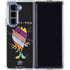 Looney Tunes Tasmanian Devil Sliced Juxtapose Galaxy Z Fold5 5G Clear Case