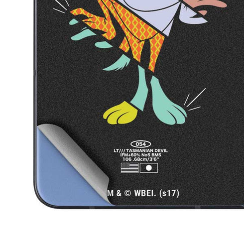 Looney Tunes Tasmanian Devil Sliced Juxtapose Galaxy Z Fold5 5G Skin