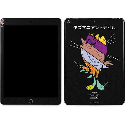 Looney Tunes Tasmanian Devil Sliced Juxtapose iPad Skins