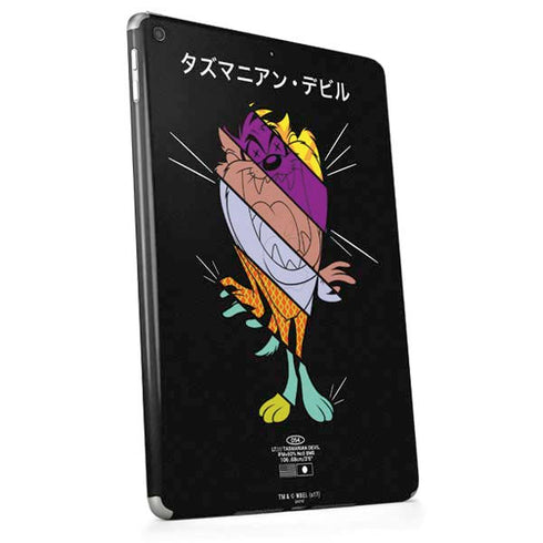 Looney Tunes Tasmanian Devil Sliced Juxtapose Apple iPad Skin