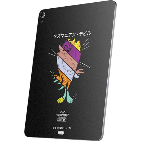 Looney Tunes Tasmanian Devil Sliced Juxtapose Apple iPad Air Skin
