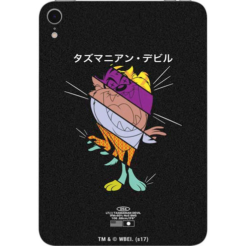 Looney Tunes Tasmanian Devil Sliced Juxtapose Apple iPad Mini Skin