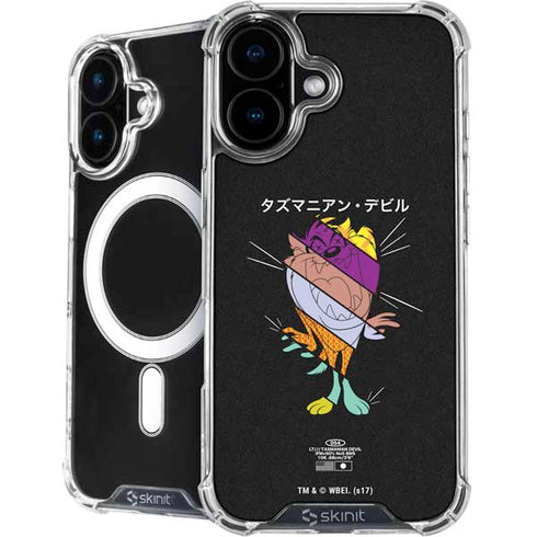 Looney Tunes Tasmanian Devil Sliced Juxtapose iPhone 16 MagSafe Case