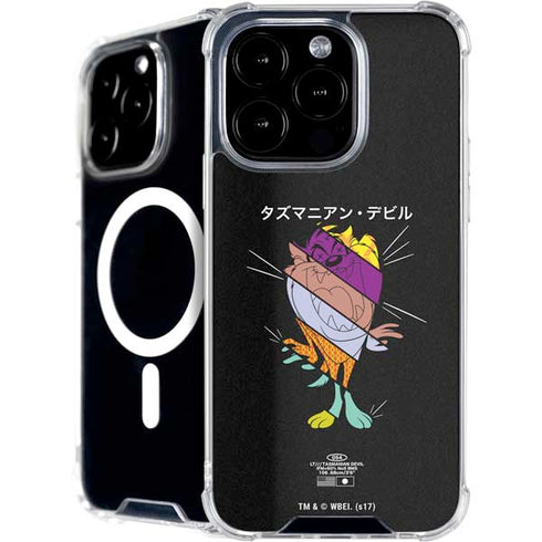 Looney Tunes Tasmanian Devil Sliced Juxtapose iPhone 16 Pro Max MagSafe Case