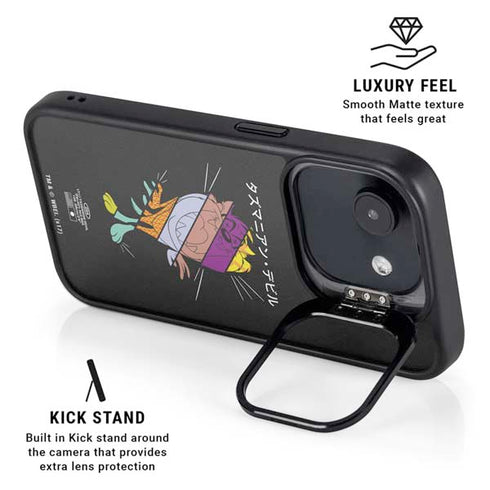 Looney Tunes Tasmanian Devil Sliced Juxtapose iPhone 16e Kickstand Case