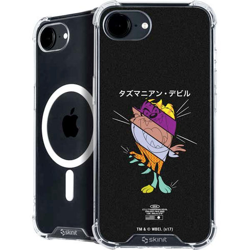 Looney Tunes Tasmanian Devil Sliced Juxtapose iPhone 16e MagSafe Case