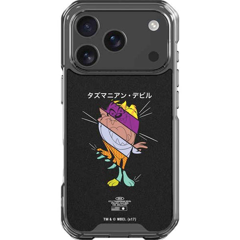 Looney Tunes Tasmanian Devil Sliced Juxtapose iPhone 18 Pro Clear Case