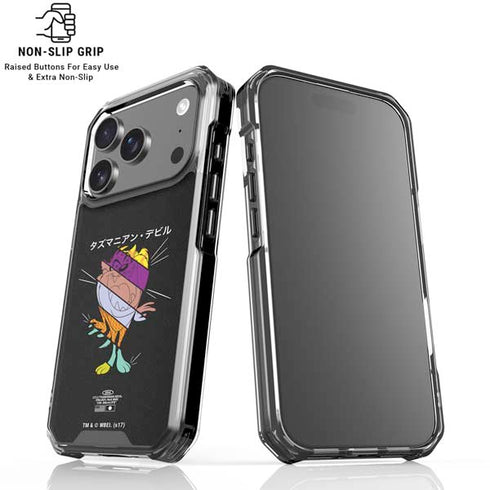 Looney Tunes Tasmanian Devil Sliced Juxtapose iPhone 18 Pro Clear Case