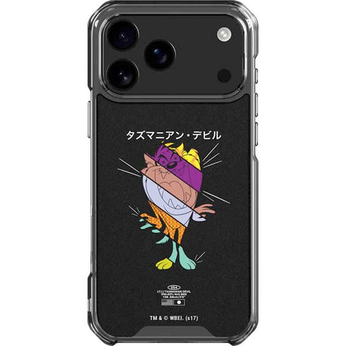 Looney Tunes Tasmanian Devil Sliced Juxtapose iPhone 18 Pro Max Clear Case
