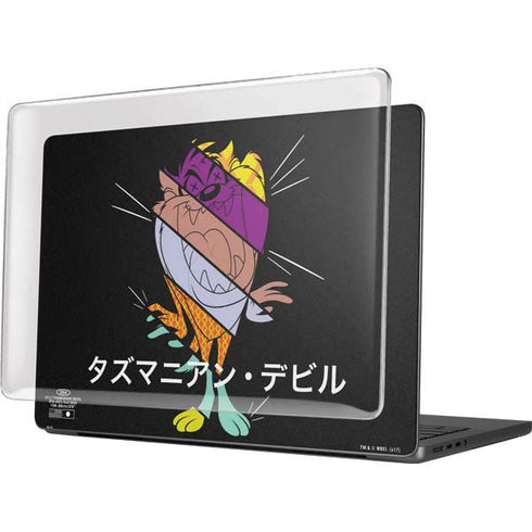 Looney Tunes Tasmanian Devil Sliced Juxtapose MacBook Pro 14in (2021-24) Case plus Skin